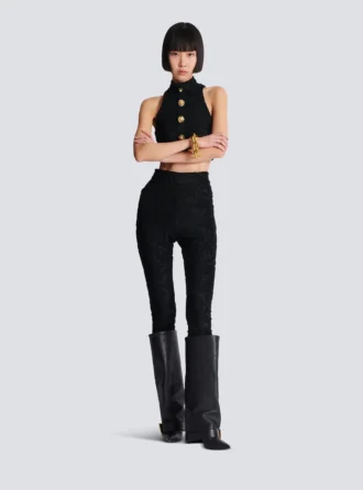 Baroque patterned leggings