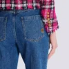 Cropped jacket in glitter plaid tweed