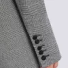 Cropped jacket in Prince of Wales jacquard