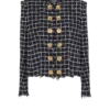 Cropped tweed jacket