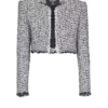 Cropped tweed jacket