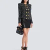 Cropped tweed jacket