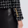 Cropped tweed jacket