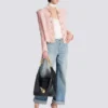 Edge-to-edge sequin tweed jacket