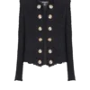 Edge-to-edge tweed jacket