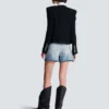 Edge-to-edge tweed jacket