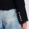 Edge-to-edge tweed jacket
