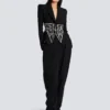 Embroidered slim-fit grain de poudre jacket