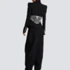 Embroidered slim-fit grain de poudre jacket