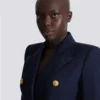 Fitted wool 6-buttons jacket