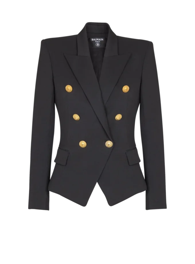 Grain de poudre 6-buttons fitted jacket