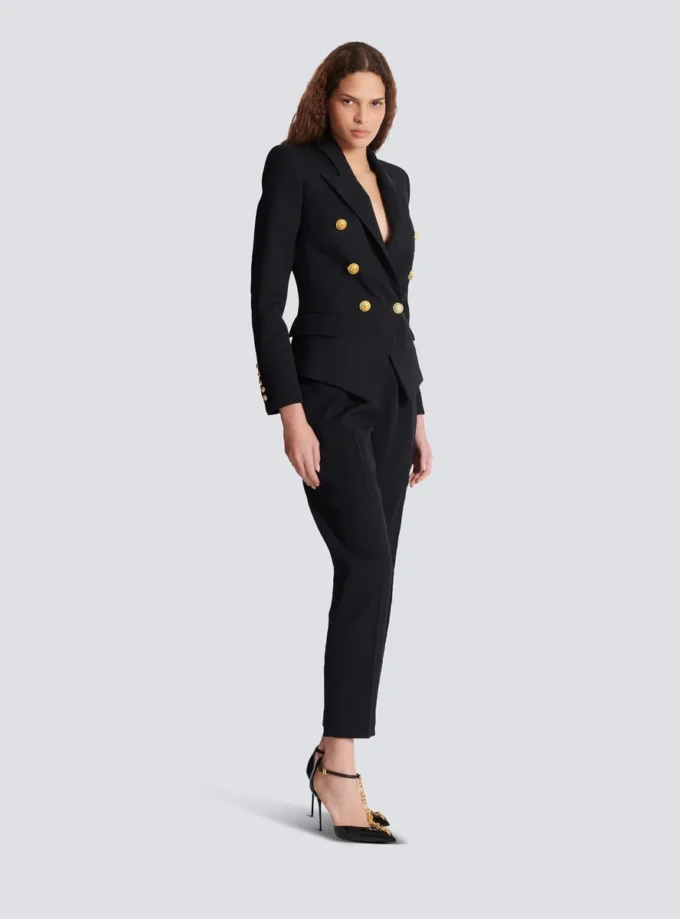 Grain de poudre 6-buttons fitted jacket