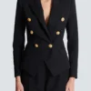 Grain de poudre 6-buttons fitted jacket