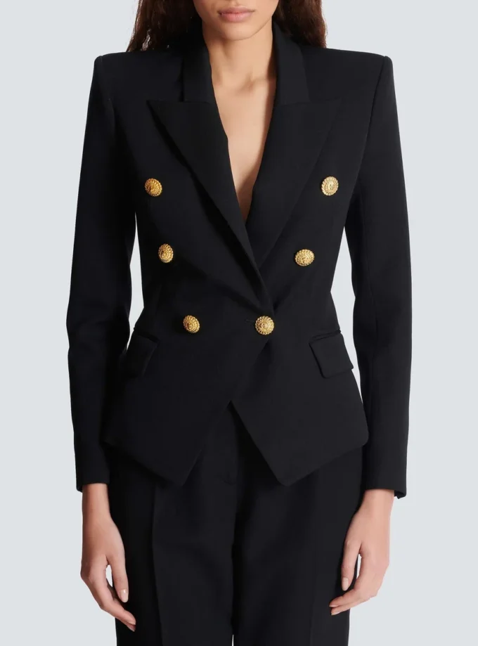 Grain de poudre 6-buttons fitted jacket