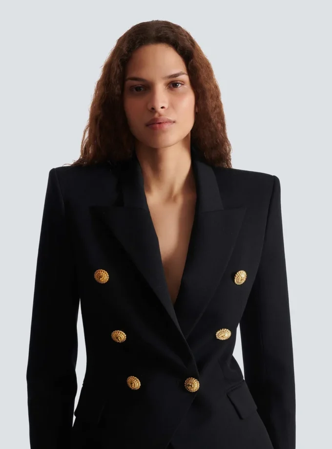 Grain de poudre 6-buttons fitted jacket