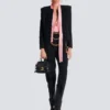 Grain de poudre edge-to-edge spencer jacket