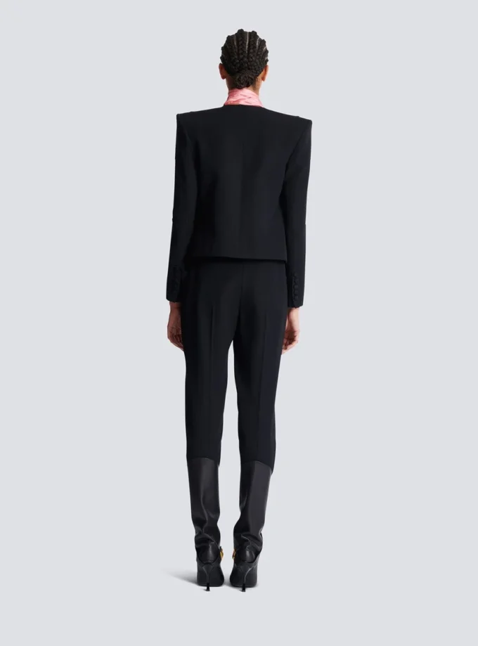 Grain de poudre edge-to-edge spencer jacket
