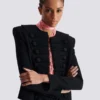 Grain de poudre edge-to-edge spencer jacket