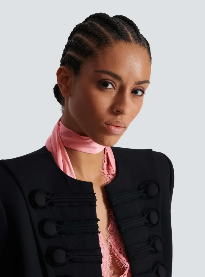 Grain de poudre edge-to-edge spencer jacket