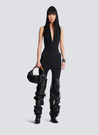 Jersey stirrup leggings