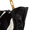 Medium Anthem bag in leather and zebra-print ponyskin