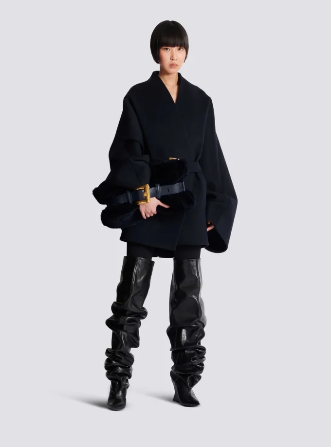 Medium Anthem bag in shearling