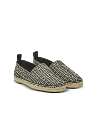 Monogram jacquard espadrilles