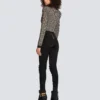 Monogram knit cardigan