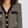 Monogram knit cardigan