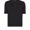Monogram knit polo shirt