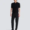 Monogram knit polo shirt