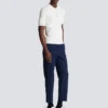 Monogram knit polo shirt