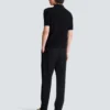 Monogram knit polo shirt