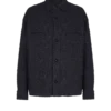 Monogram tweed overshirt