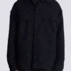 Monogram tweed overshirt