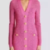 Monogrammed knit dress
