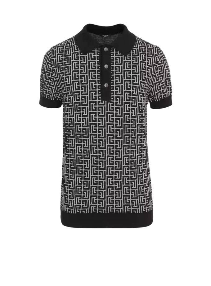 Monogrammed polo shirt