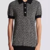 Monogrammed polo shirt