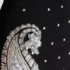 Paisley and stars embroidered skirt