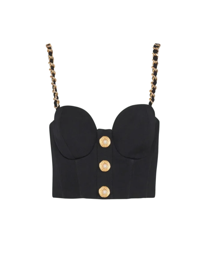 Plain top with chain straps