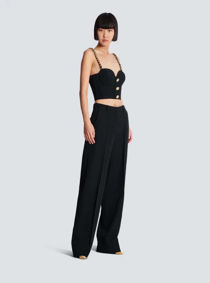 Plain top with chain straps
