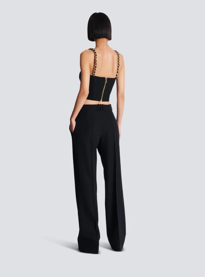 Plain top with chain straps
