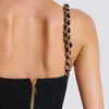 Plain top with chain straps