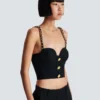 Plain top with chain straps