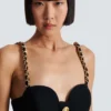 Plain top with chain straps