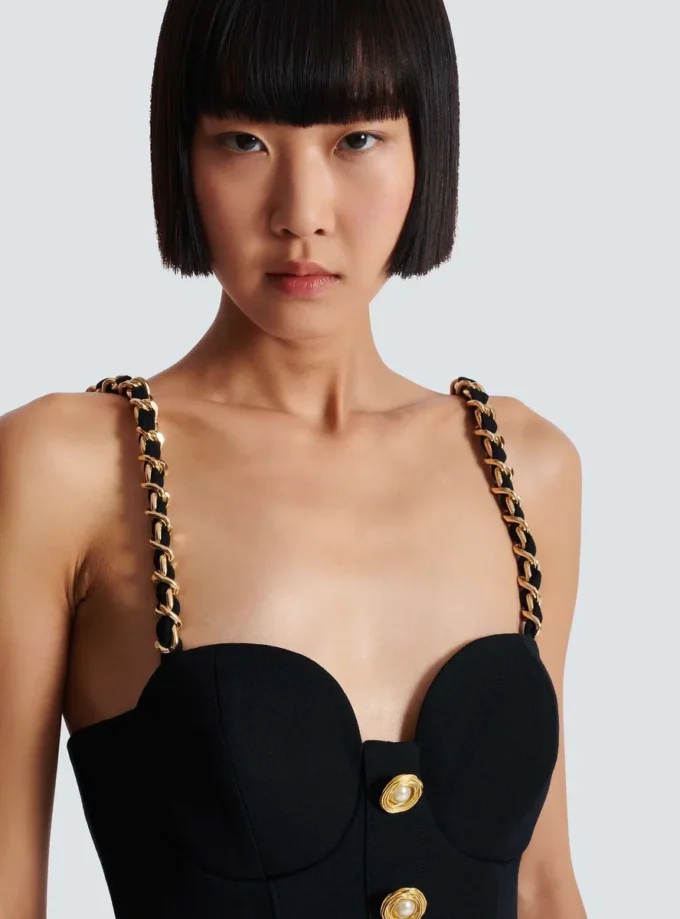 Plain top with chain straps