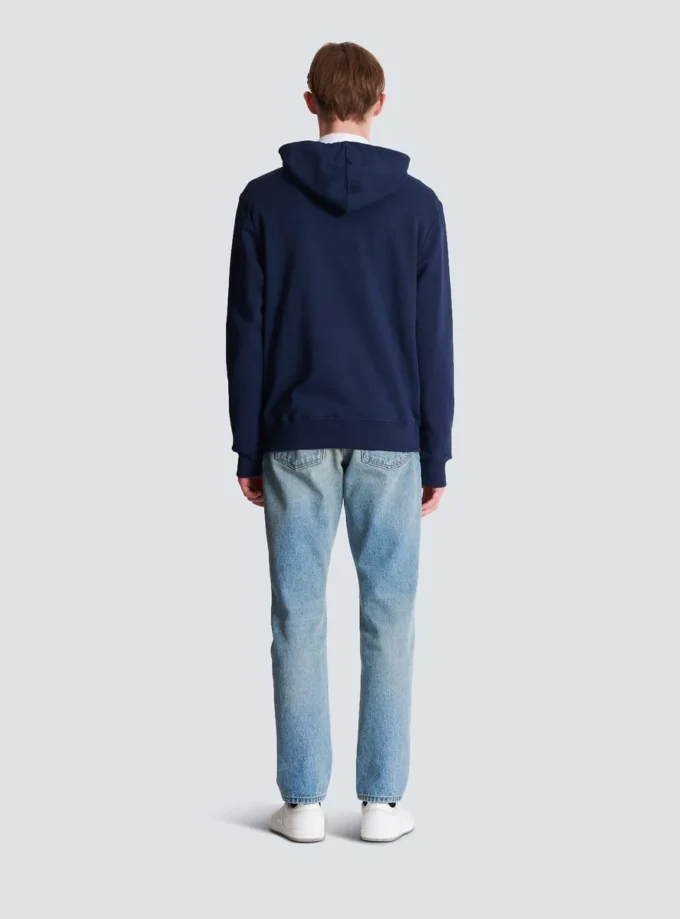 Printed Balmain Paris hoodie