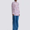 Printed cotton poplin shirt