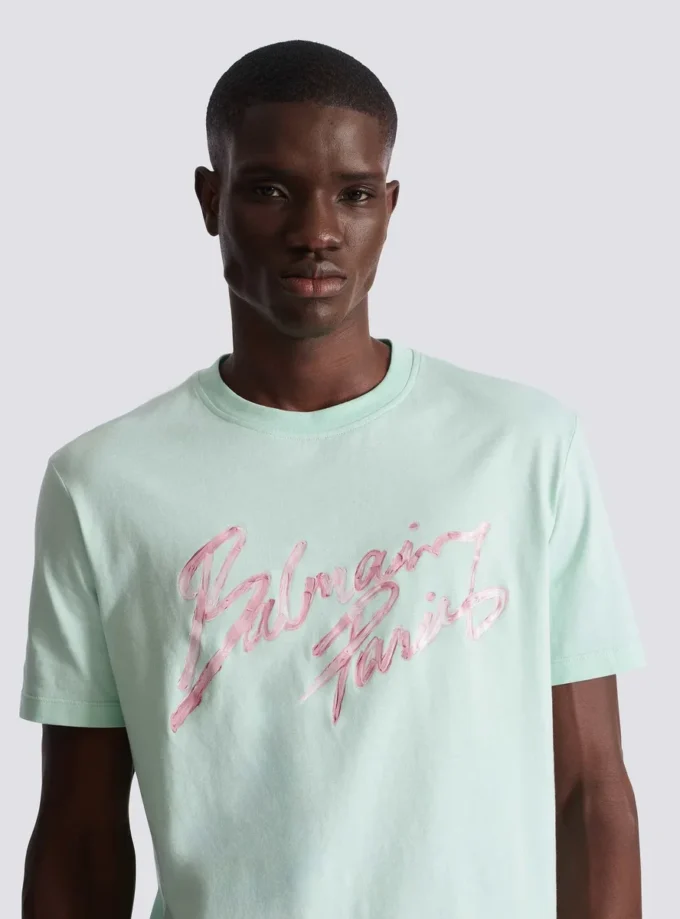 Printed cotton T-shirt