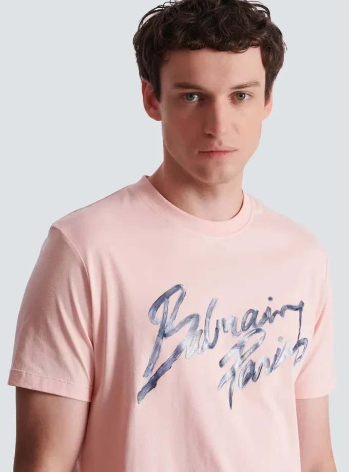 Printed cotton T-shirt